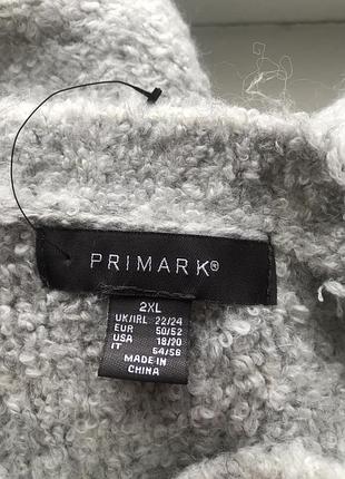 Новий вовняний светр оверсайз светр шерстяний вільний primark