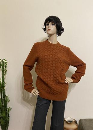 Итальянский шерстяной джемпер свитер шерсть we