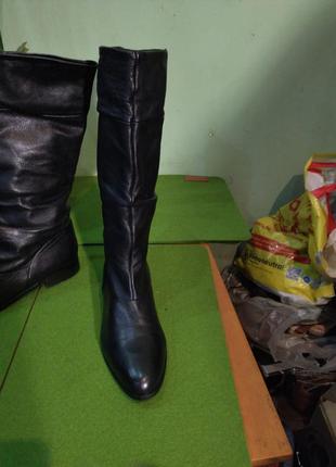 Сапоги из натуральной кожи
