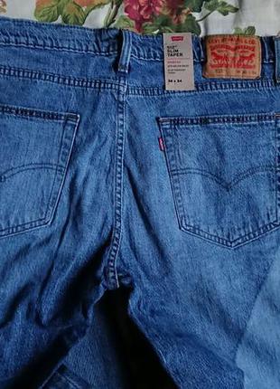 Брендові фірмові стрейчеві джинси levi's 512 slim taper,нові з бірками,оригінал з сша,розмір 36/34.4 фото