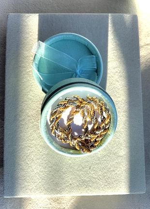 Ланцюг 46см вінтаж ланцюжок ретро колір срібло, золото