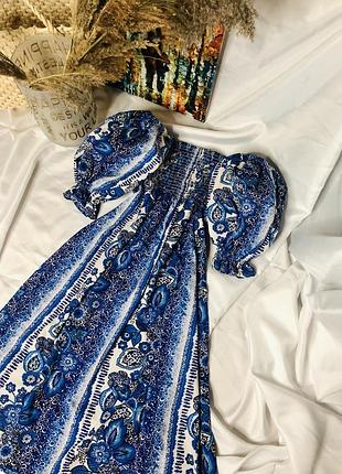 Платье с обьемными рукавами, сукня з пишними рукавами, плаття, сарафан