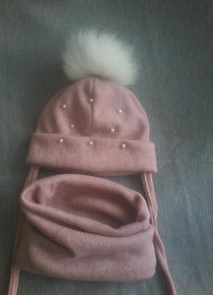 Шапка та хомут ангора 0..8р