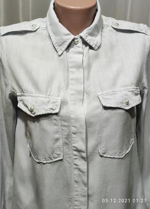 Стильная рубашка zara.5 фото