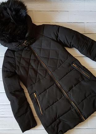 Пуховик куртка zara зара розмір s