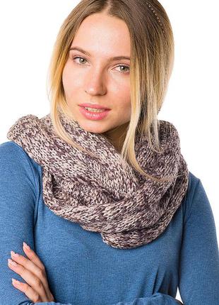 Женский шарф-восьмёрка - mr 224-2272 бежевый