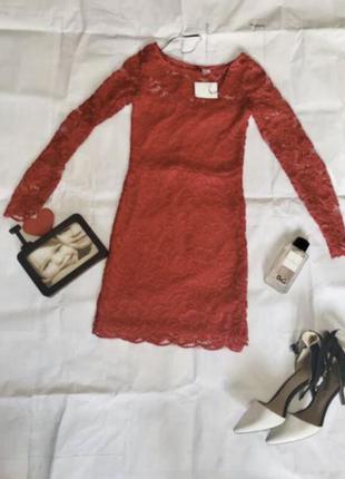 Ажурная платье мини на худышку