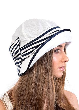 Міні-капелюшок з бантом на потилиці "санія" - 18.04