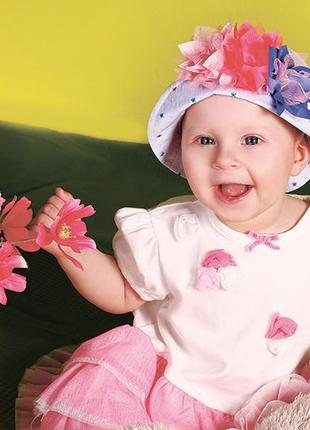 Летняя панамка "авелия" - розовый