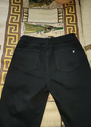Черные джинсы,джинсы,прямые джинсы, плотные брюки, плотные джинсы2 фото