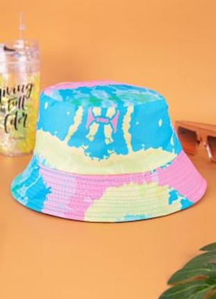 Хлопковая панама в цвете тай-дай 1052