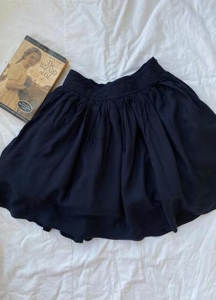Качественная синяя юбка
