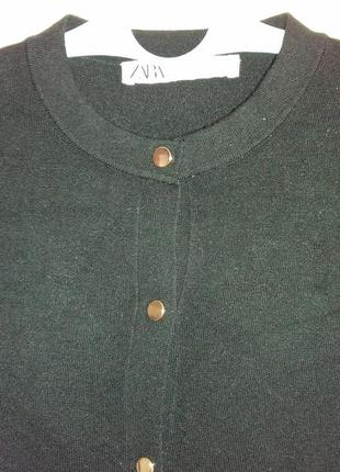 Трендовый  кардиган на кнопках zara / кофточка на застёжке4 фото