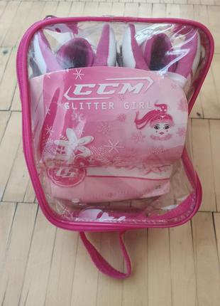 Детские ледовые коньки для девочки ccm5 фото