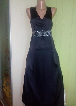 Елегантне чорне плаття.1 фото