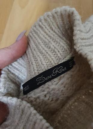 В'язаний светр оверсайз зара zara 3