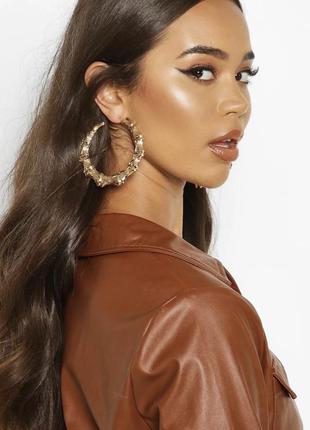 Текстурные платья кольца boohoo