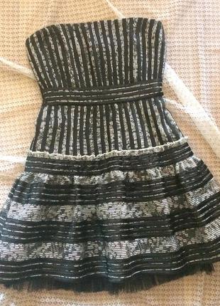 Шикарне коктейльне плаття бюстьє bcbg max azria2 фото