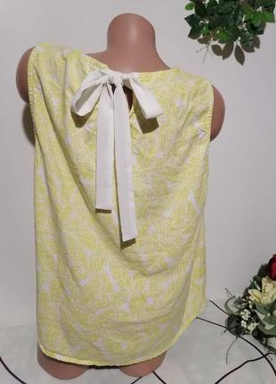 Льняная блузка с бантом сзади2 фото