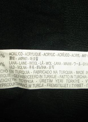 Чудовий тонкий вовняний светр zara, розмір l склад 50% шерсть , 50% акрид5 фото