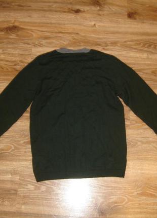 Чудовий тонкий вовняний светр zara, розмір l склад 50% шерсть , 50% акрид4 фото