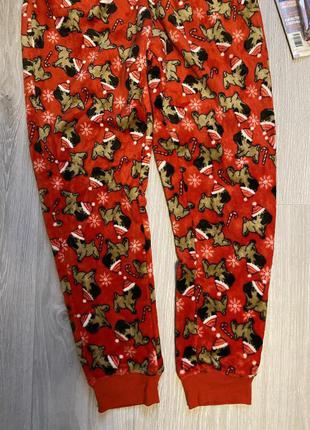 Красные пижамные штаны брюки love to lounge1 фото