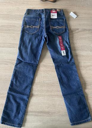 Джинсы с блестками для девочки 2