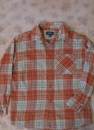 Рубашка теплая байковая р134-140 на 9-10 лет2 фото