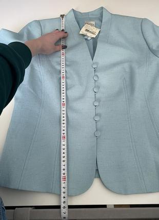 Мятный костюм двойка пиджак+юбка eastex бренд6 фото