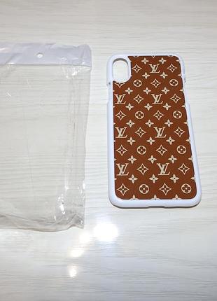 Чехол для iphone x / xs print monogram louis vuitton