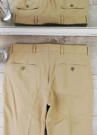 Брендові шикарні стильні класичні штани в бежевому кольорі boohoo man💣7 фото