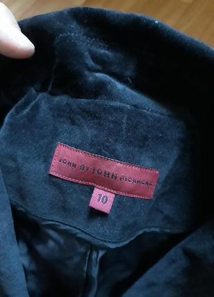 Брендовый жакет пиджак richmond бархатный3 фото