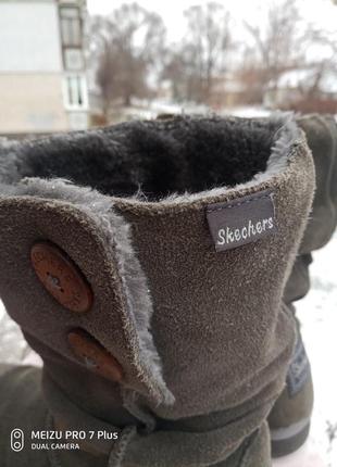 Качественные и комфортные зимние сапоги, угги skechers3 фото