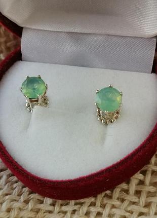 Серьги серебро (серебряный) 3