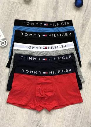 Набор мужских трусов tommy hilfiger комплект нижнего белья 5 штук в упаковке4 фото