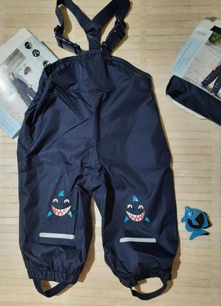 Непромокальний напівкомбінезон водопруф брудопруф impidimpi акула