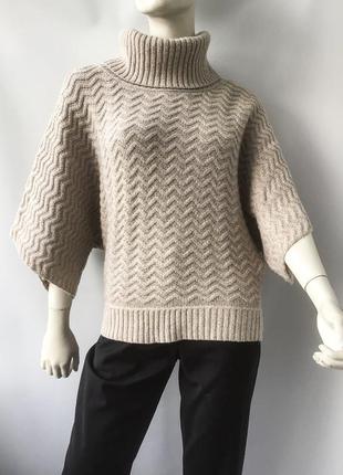 Теплий светр оригінального крою, шерсть у складі бренду a/x armani exchange, італія