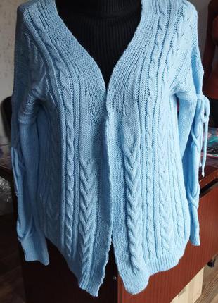 Кардиган кофта  вязаная 4
