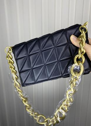 Стёганная сумка zara