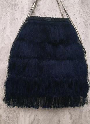 Сумка темно синього кольору. 2