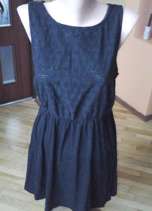 Черное летнее платье фирмы atmosphere