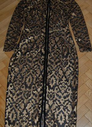 Дизайнерская прозрачная накидка, платье