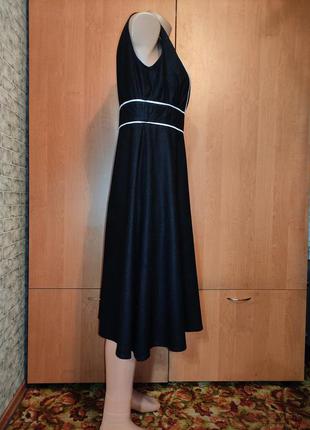 Шикарное льняное платье, лен, из льна пог-55 см3 фото