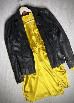 Кожаный пиджак блейзер натуральная кожа1 фото
