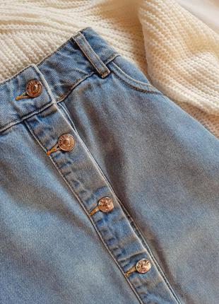 Юбка джинсовая трапеция спідниця денім9 фото