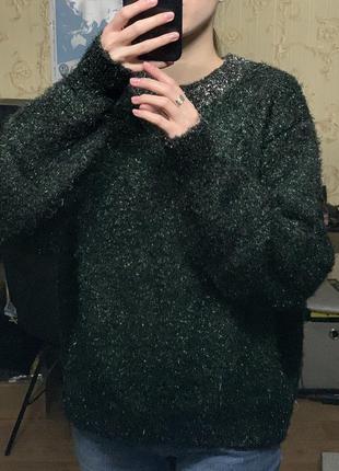 Блестящий свитер h&m 3