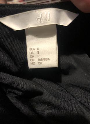 Боди черное бархатное h&m4 фото