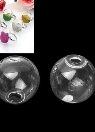Стеклянный шар " сфера ", колба, прозрачная, 16 мм диаметр3 фото