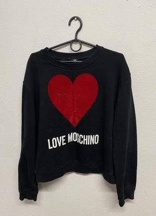 Женская кофта love moschino moncler prada толстовка топик топ свитшот