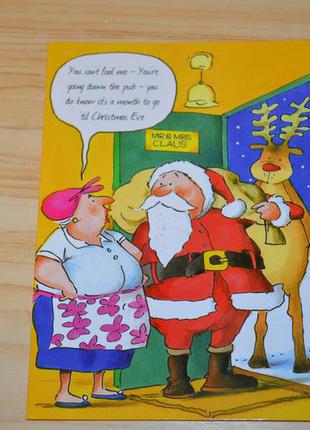 Листівки з різдвом, з жартівливою текстом1 фото